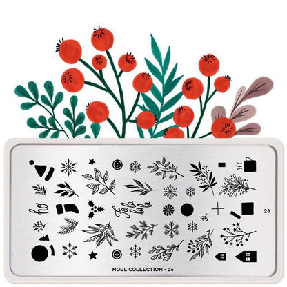 Noel 26 ✦ Nail Stamping Plate - MoYou London
