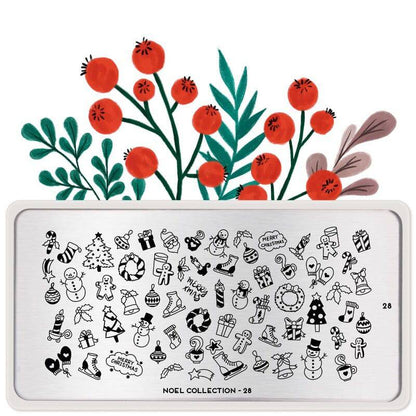 Noel 28 ✦ Nail Stamping Plate - MoYou London