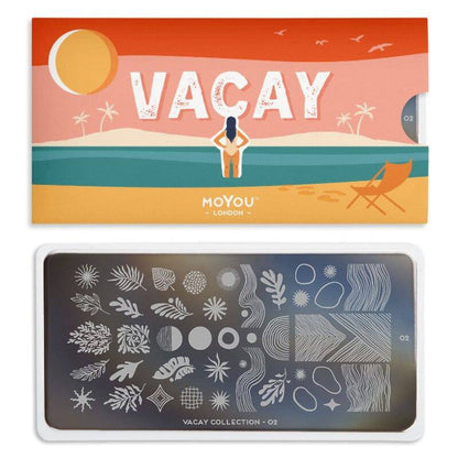 Vacay 02 ✦ Nail Stamping Plate - MoYou London