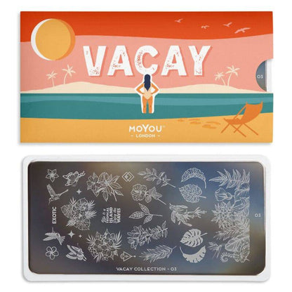 Vacay 03 ✦ Nail Stamping Plate - MoYou London