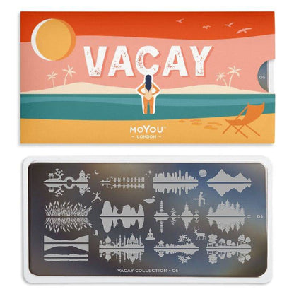 Vacay 05 ✦ Nail Stamping Plate - MoYou London