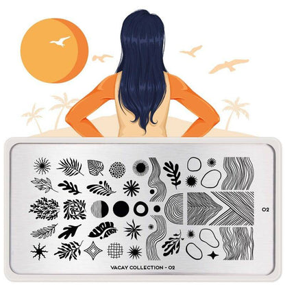 Vacay 02 ✦ Nail Stamping Plate - MoYou London