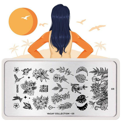 Vacay 03 ✦ Nail Stamping Plate - MoYou London