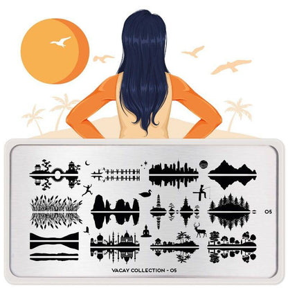 Vacay 05 ✦ Nail Stamping Plate - MoYou London