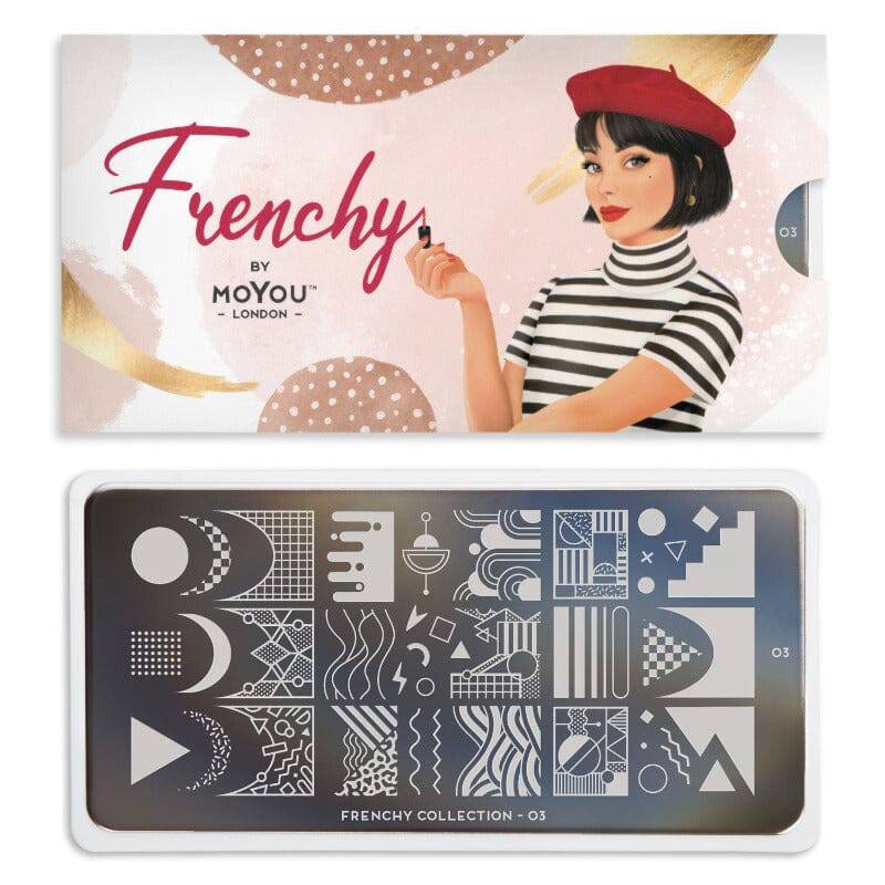 NEW Frenchy 03 ✦ Nail Stamping Plate - MoYou London