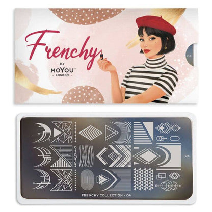 NEW Frenchy 04 ✦ Nail Stamping Plate - MoYou London