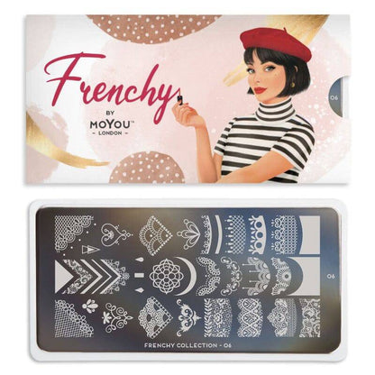 NEW Frenchy 06 ✦ Nail Stamping Plate - MoYou London