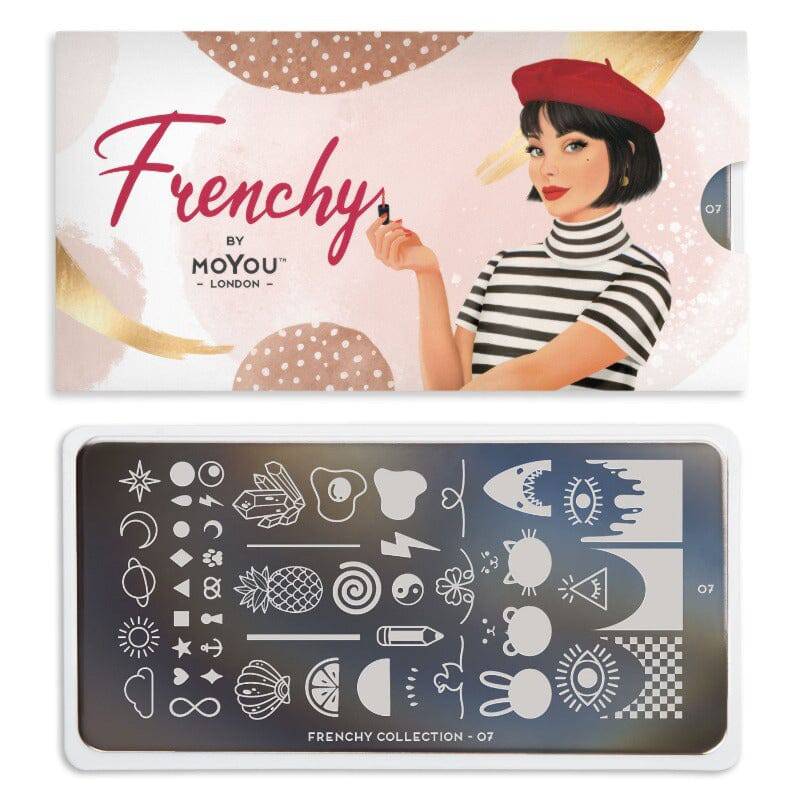 NEW Frenchy 07 ✦ Nail Stamping Plate - MoYou London