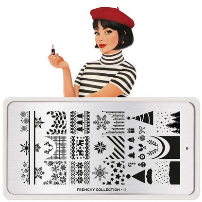 NEW Frenchy 11 ✦ Nail Stamping Plate - MoYou London