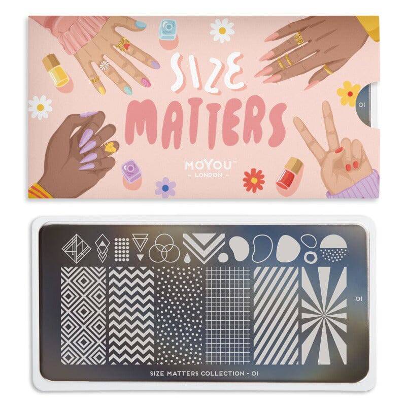 Size Matters 01 ✦ Nail Stamping Plate - MoYou London