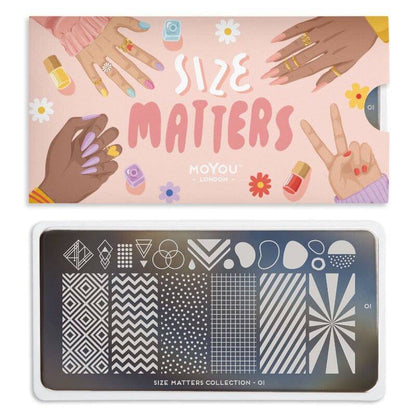 Size Matters 01 ✦ Nail Stamping Plate - MoYou London