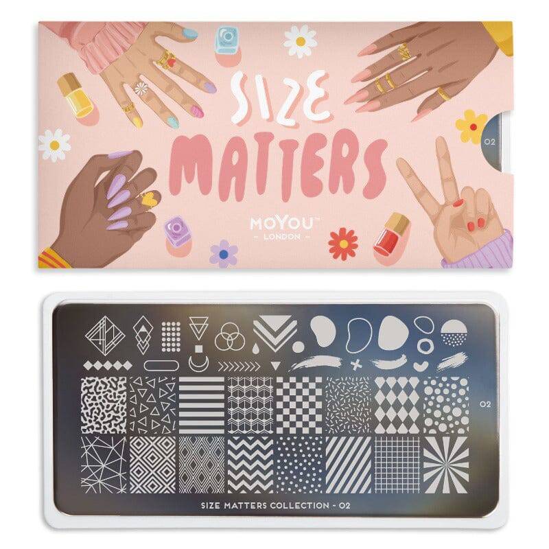 Size Matters 02 ✦ Nail Stamping Plate - MoYou London