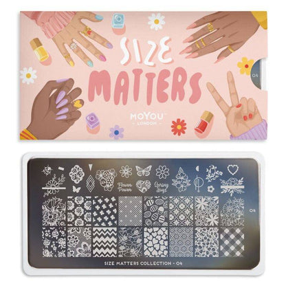 Size Matters 04 ✦ Nail Stamping Plate - MoYou London