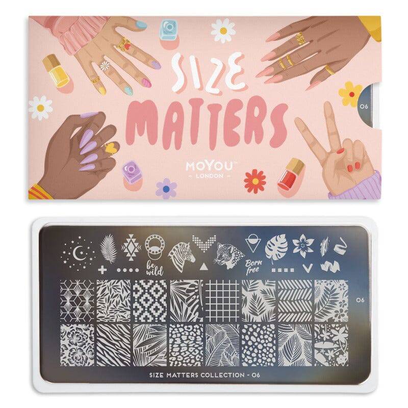 Size Matters 06 ✦ Nail Stamping Plate - MoYou London