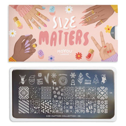 Size Matters 08 ✦ Nail Stamping Plate - MoYou London