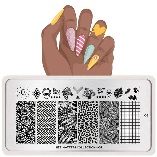 Size Matters 05 ✦ Nail Stamping Plate - MoYou London