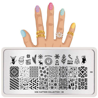 Size Matters 08 ✦ Nail Stamping Plate - MoYou London