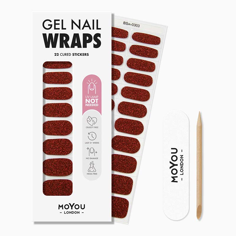 NON UV ✦ Crimson Glow - MoYou London