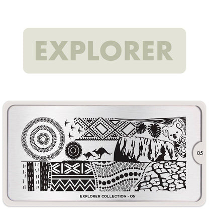 Explorer 05 ✦ Nail Stamping Plate - MoYou London