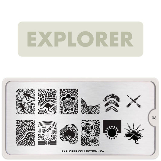 Explorer 06 ✦ Nail Stamping Plate - MoYou London