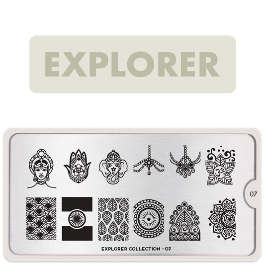 Explorer 07 ✦ Nail Stamping Plate - MoYou London