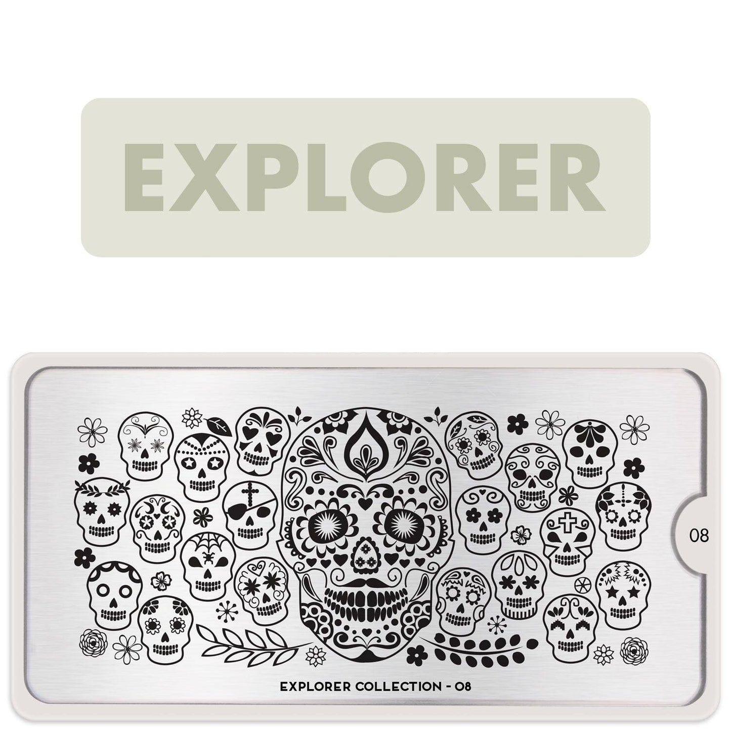 Explorer 08 ✦ Nail Stamping Plate - MoYou London