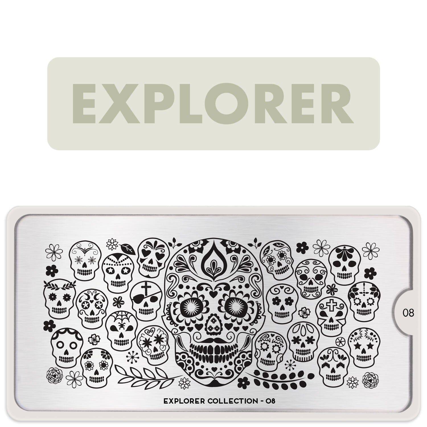 Explorer 08 ✦ Nail Stamping Plate - MoYou London