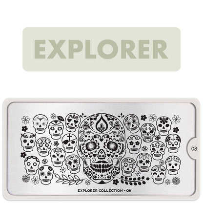 Explorer 08 ✦ Nail Stamping Plate - MoYou London