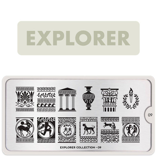 Explorer 09 ✦ Nail Stamping Plate - MoYou London