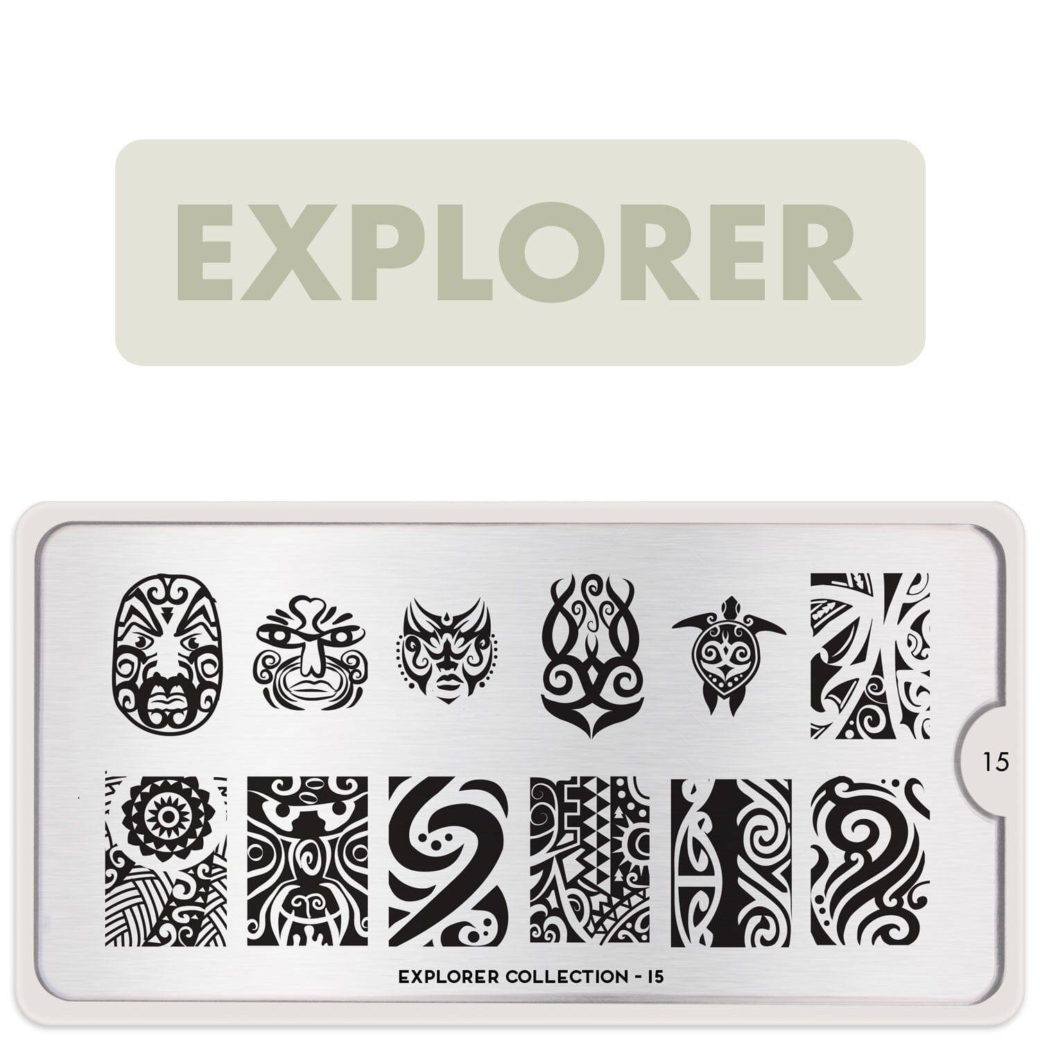 Explorer 15 ✦ Nail Stamping Plate - MoYou London