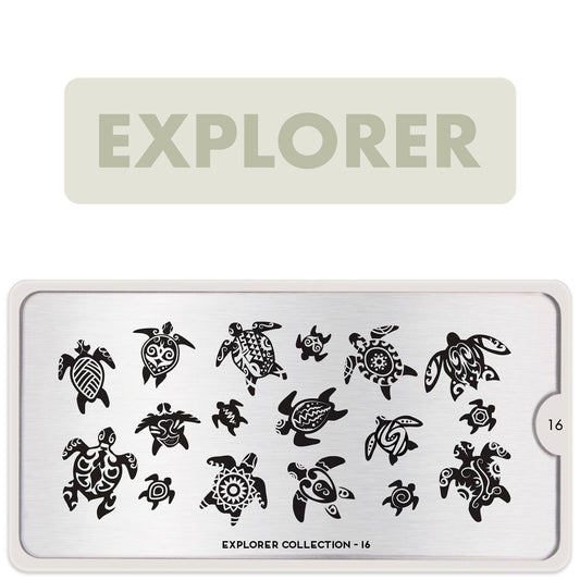 Explorer 16 ✦ Nail Stamping Plate - MoYou London