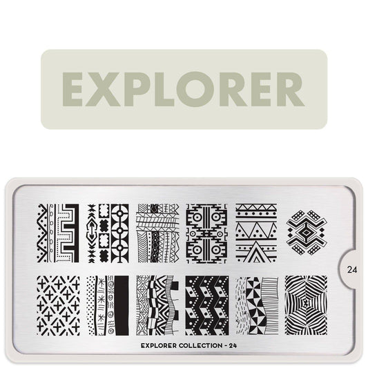 Explorer 24 ✦ Nail Stamping Plate - MoYou London
