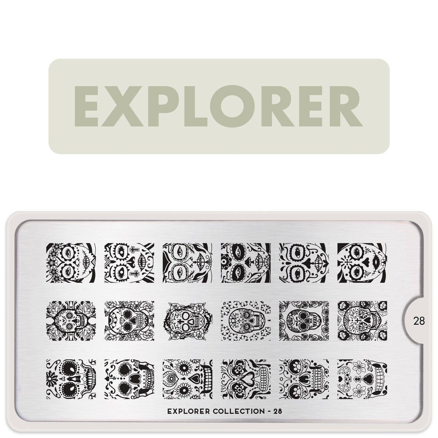 Explorer 28 ✦ Nail Stamping Plate - MoYou London