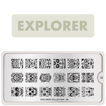 Explorer 28 ✦ Nail Stamping Plate - MoYou London