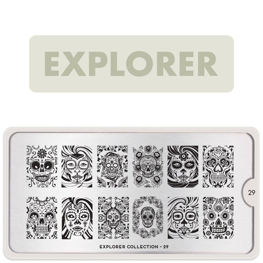 Explorer 29 ✦ Nail Stamping Plate - MoYou London