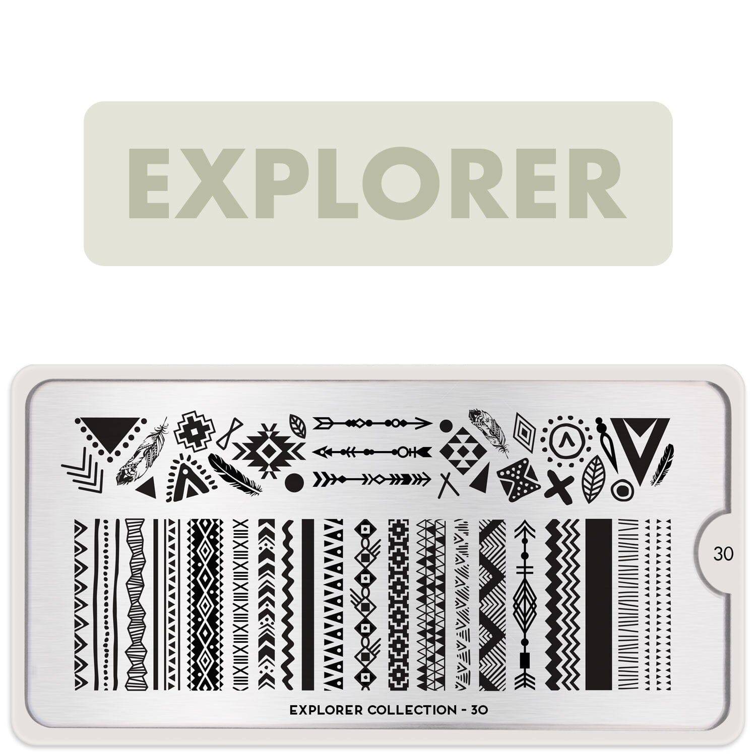 Explorer 30 ✦ Nail Stamping Plate - MoYou London