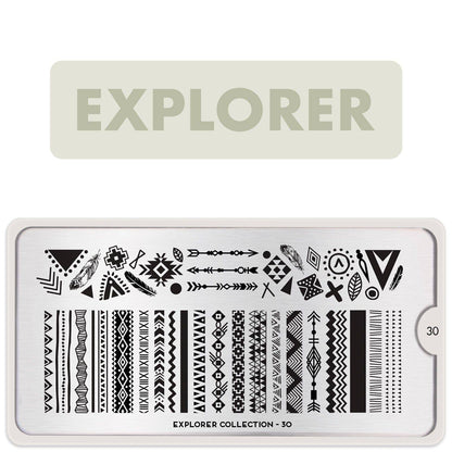 Explorer 30 ✦ Nail Stamping Plate - MoYou London