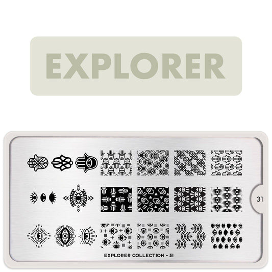 Explorer 31 ✦ Nail Stamping Plate - MoYou London
