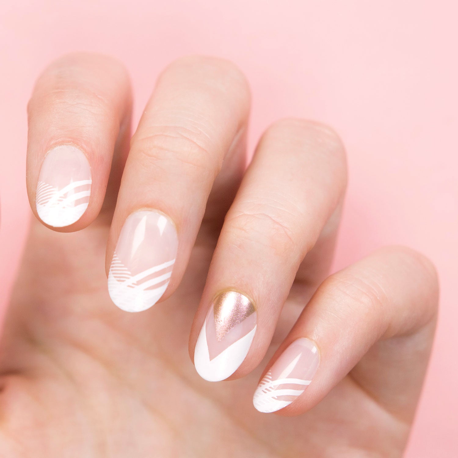 Simple Geometric Manicure