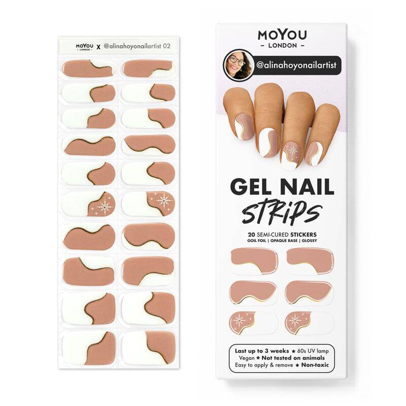 Gel Nail Strip ★ @alinahoyonailartist 02 - MoYou London
