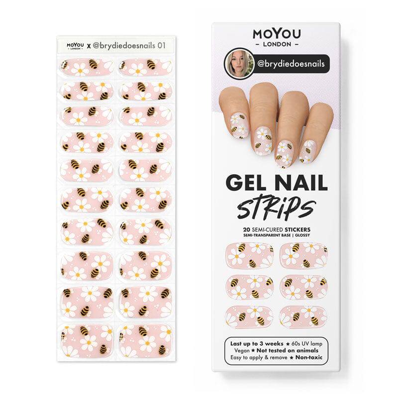Gel Nail Strip ★ @brydiedoesnails 01 - MoYou London