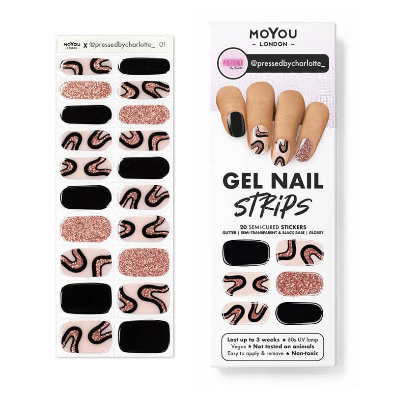 Gel Nail Strip ★ @pressedbycharlotte_ 01 - MoYou London