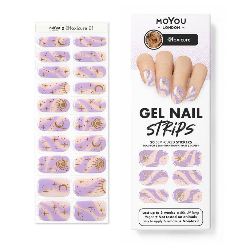 Gel Nail Strip ★ @foxicure 01 - MoYou London
