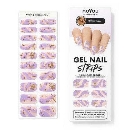Gel Nail Strip ★ @foxicure 01 - MoYou London