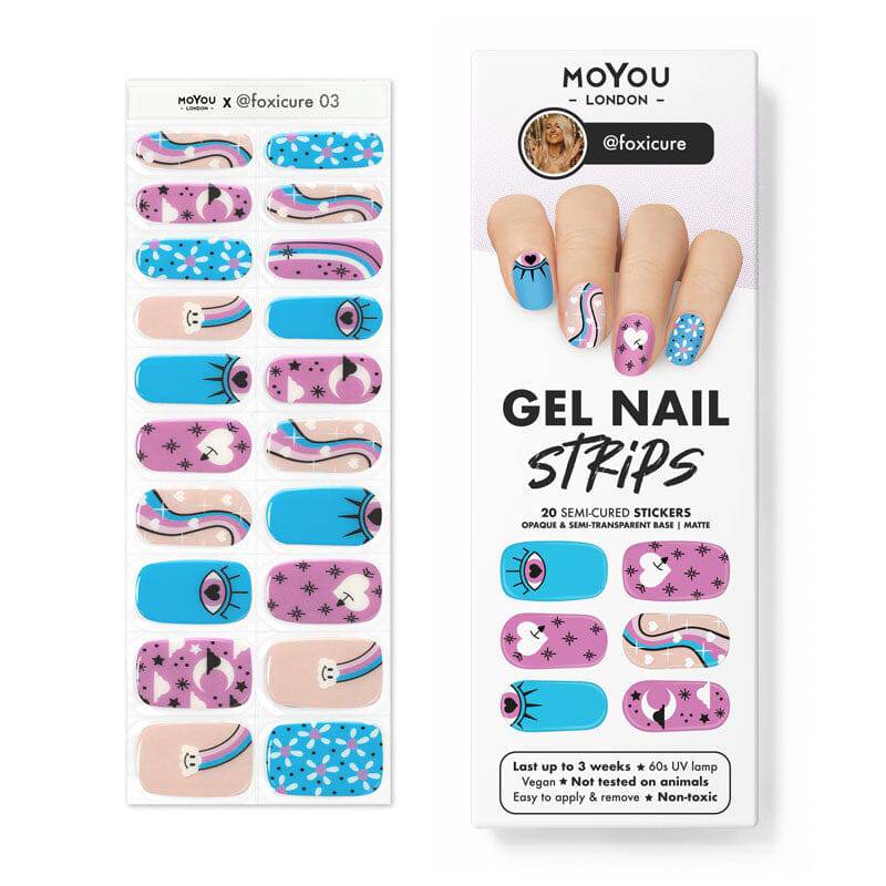 Gel Nail Strip ★ @foxicure 03 - MoYou London