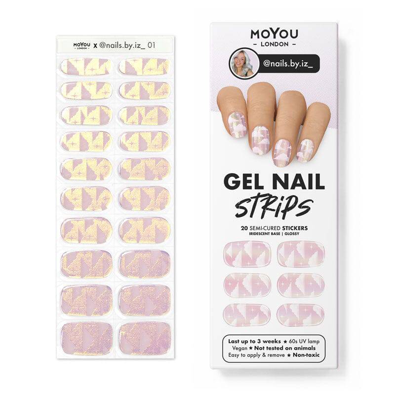 Gel Nail Strip ★ @nails.by.iz_ 01 - MoYou London
