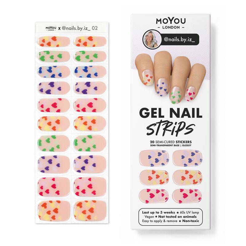 Gel Nail Strip ★ @nails.by.iz_ 02 - MoYou London