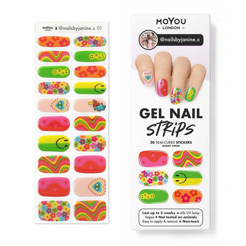 Gel Nail Strip ★ @nailsbyjanine.x 01 - MoYou London