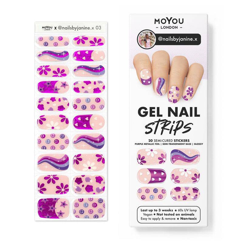 Gel Nail Strip ★ @nailsbyjanine.x 03 - MoYou London