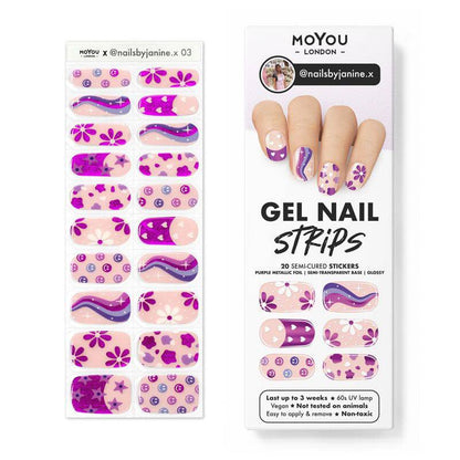 Gel Nail Strip ★ @nailsbyjanine.x 03 - MoYou London